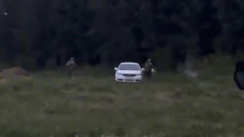 Russians Film Confusing Reenactment of "Eliminating a Ukrainian Spy" for TikTok