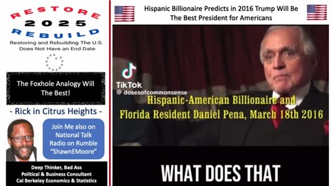 Hispanic Billionaire Predicts in 2016 Trump Will Be The Best President for Americans