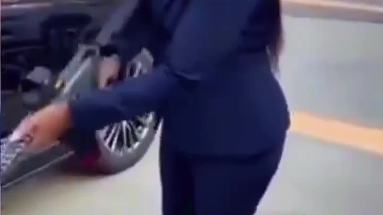 Don't worry she is not by herself