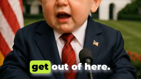 If You Hate America, Just LEAVE! Baby Trump’s Truth Bomb 💥