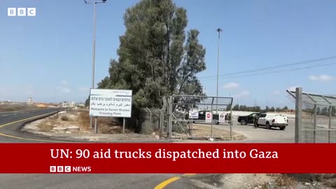 Gaza aid yet to reach civilians as Israeli PM defends military expansion | BBC News