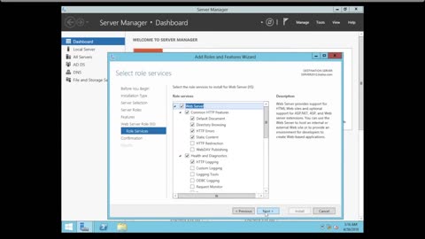 Windows Server 2012: Install/Remove IIS Server