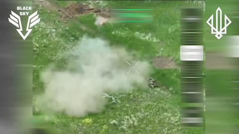 💀💥 Operators of BBS "Black Sky" destroyed Russians in Donbas!