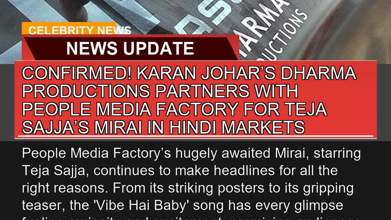 Confirmed Karan Johars Dharma Productions Partne