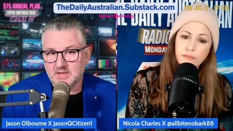 #TheDailyAustralian 135 w/ Nicola Charles & Jason Olbourne