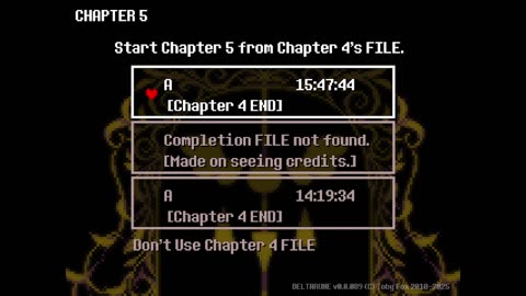 Deltarune Chapter 5 Early