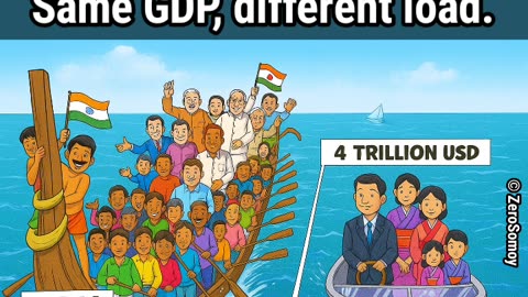 Same GDP, different load.