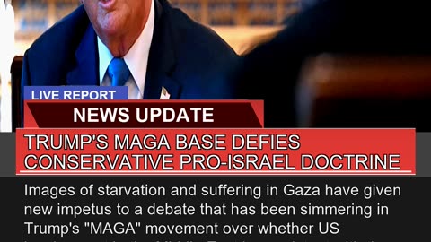 Trumps Maga Base Defies Conservative Proisrael D