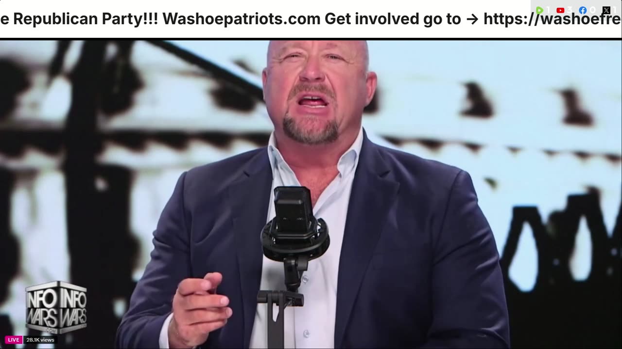 Alex Jones, Info Wars, 11/02/2025