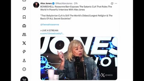 Roseanne Barr - child sacrifice ..