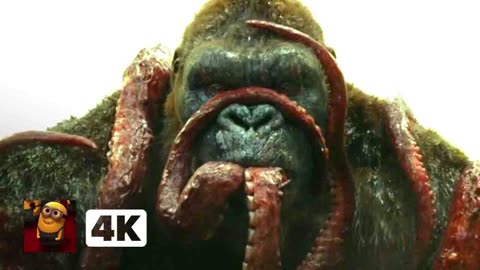 Kong- Skull Island (2017) 4K - Kong vs. Giant Squid Scene _ Movieclips