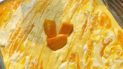 Easiest 4 ingredients mango delight 🥭