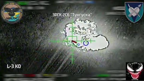 🔥 Destruction of Russian 2S6 Tunguska system on the left bank of the Kherson region!