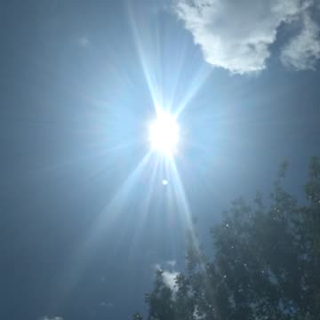 The sun looks so Holy today!
