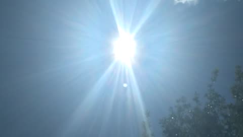 The sun looks so Holy today!