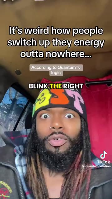 Weird how people switch up their energy