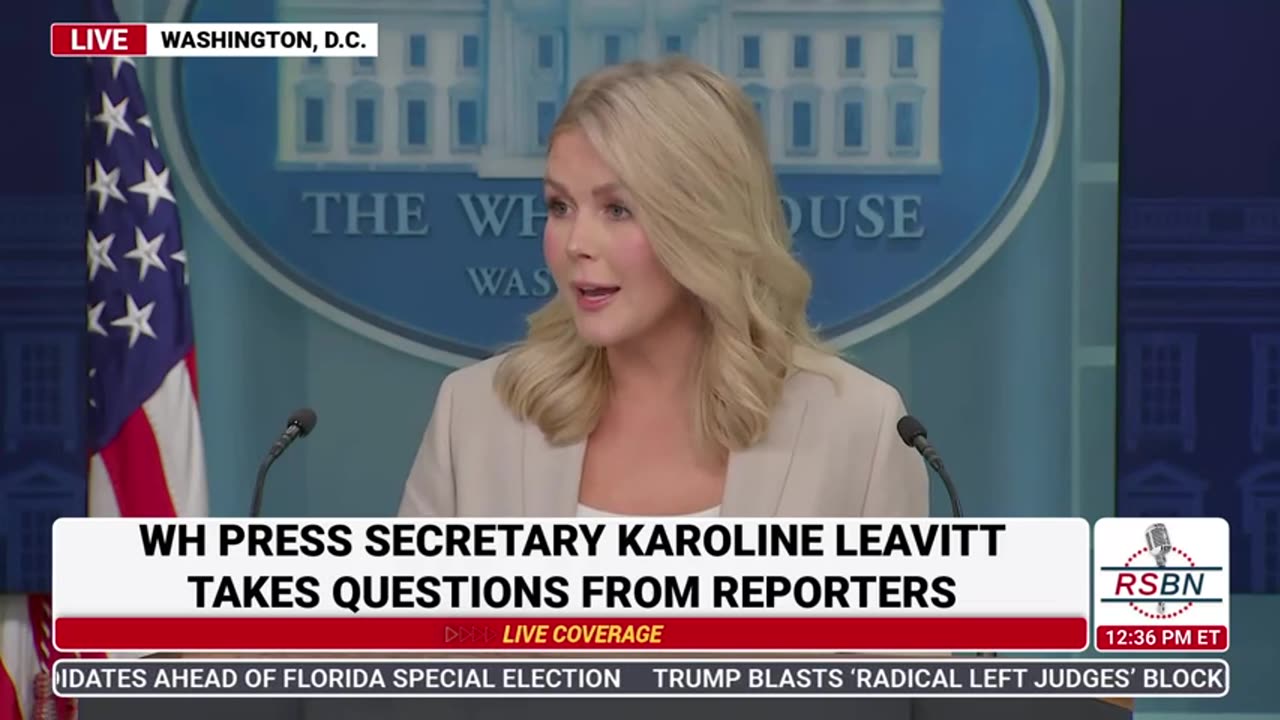RSBN FULL Karoline Leavitt Holds Press Briefing 4125