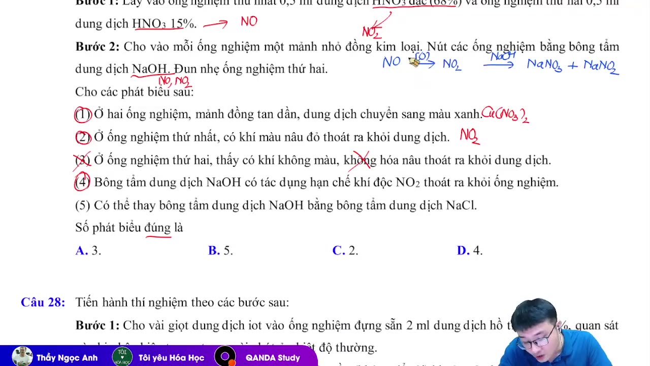 4 BÀI TẬP THÍ NGHIỆM HÓA HỌC (tặng thêm)