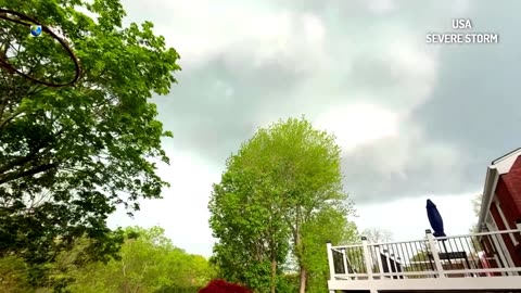 Le système de tempête a touché les États-Unis. Pittsburgh a été le plus durement touché