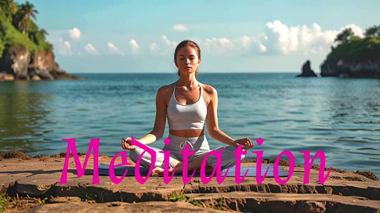 Electronic Music. Song Meditation..