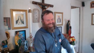 Br. Will Norris Evangelizes Fr. Cyprian Monks; New Inquirer Joins ~ RJMI Catholic lecture Pt. 2 of 2