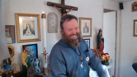 Br. Will Norris Evangelizes Fr. Cyprian Monks; New Inquirer Joins ~ RJMI Catholic lecture Pt. 2 of 2