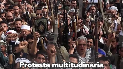 Decenas de miles de personas protestan en Yemen contra la agresión israelí