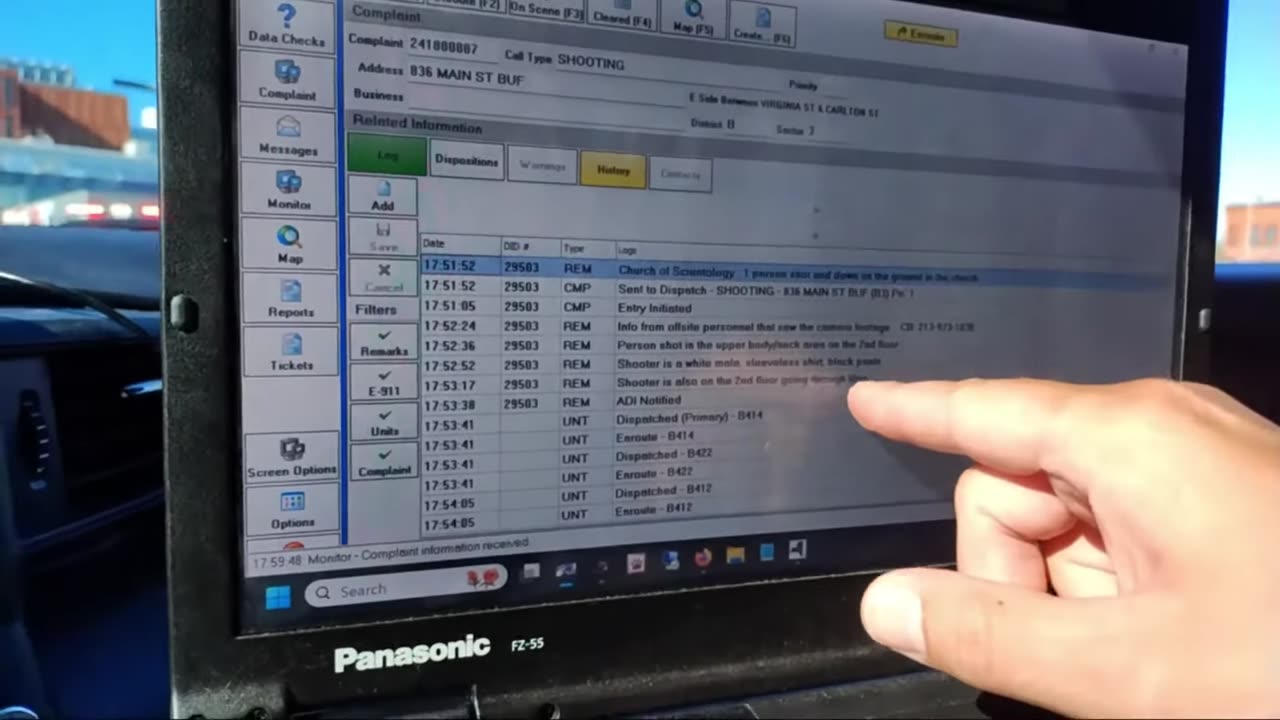 Scientology Makes Fake Police and Fire Call To Swat Protester Buffalo New York 7-6-2024