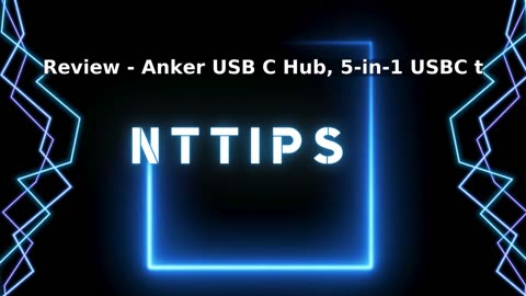 Anker USB C Hub, 5-in-1 USBC to HDMI Splitter with 4K Display, 1 x Powered USB-C