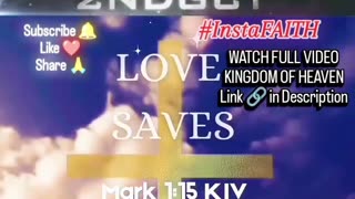 Time is Fulfilled Kingdom of Heaven is at Hand Repent Believe the Gospel #eternalkingdom #heaven