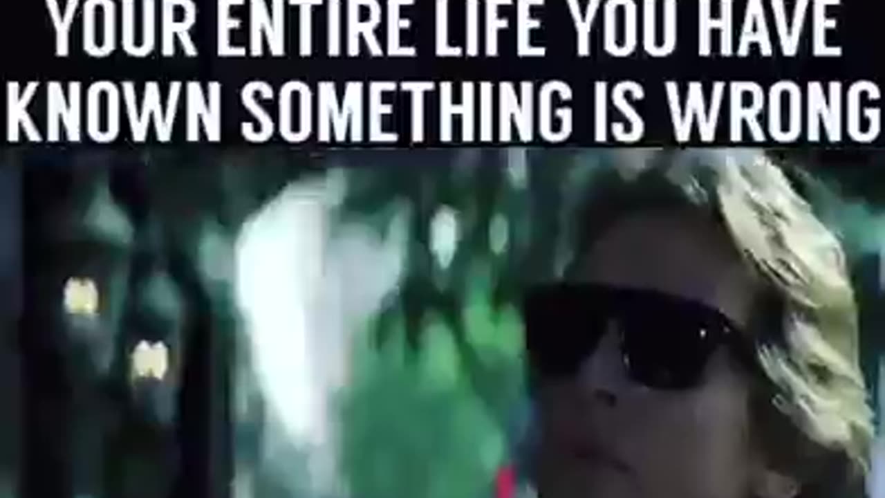 The Matrix was a documentary.