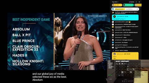 The Game Awards while playing Kill It With Fire 2 and then Grounded 2 later