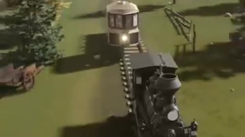 1910, this is the Brennan Monorail.