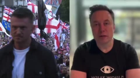 Elon Musk addresses Tommy Robinson and millions of British patriots in London at Unite the Kingdom.