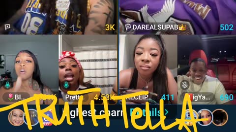 BIG SUEWOO VS. PRETTY TEETEE BANGOUT TEAM PK WITH & ABOUT BIG YAYO PT. 1