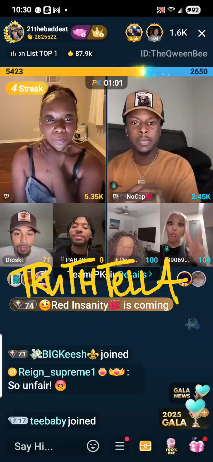 21BADBITCH TEAM PK WITH DROSKI, DEMI, DEAFBAE & NOCAP PT. 1