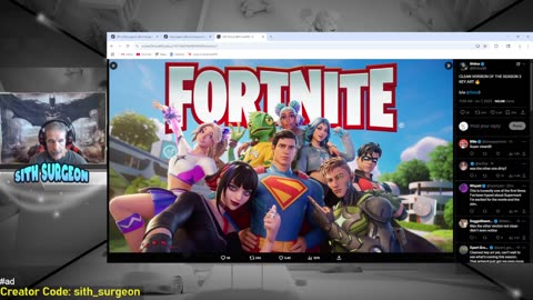 Sith_surgeon - Family Friendly Fortnite Live Stream. Live Event Stream.