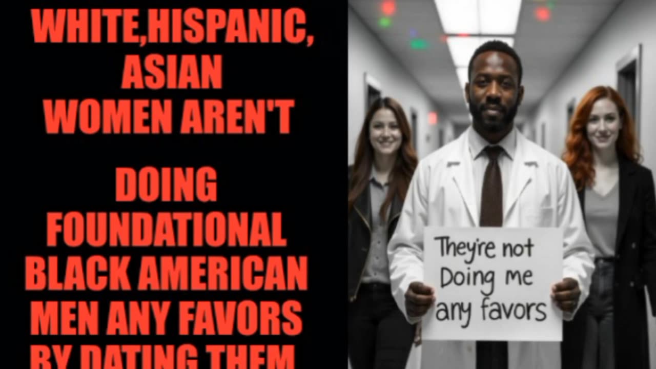 Non Black Women Aren't Doing Foundational Black American Men Any Favors By Dating Them.
