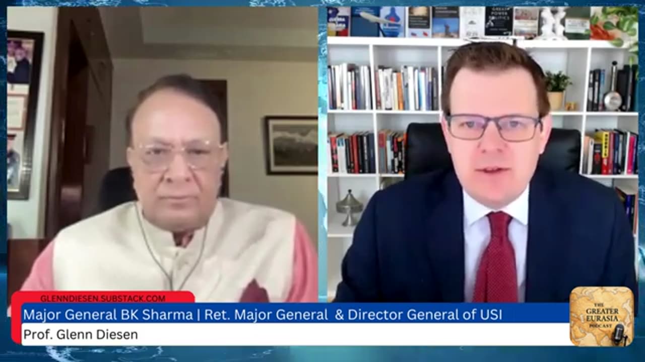 India's War with Pakistan & Eurasian Pivot - Major General BK Sharma & Glenn Diesen