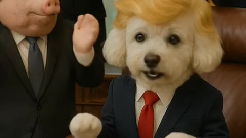 She transformed into Trump