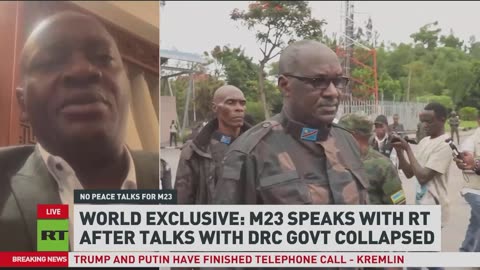 M23 speaks with RT after talks with DRC govt collapsed | World Exclusive