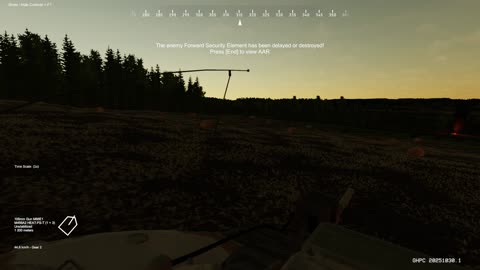 Gunner Heat PC VFX in a dusk mission