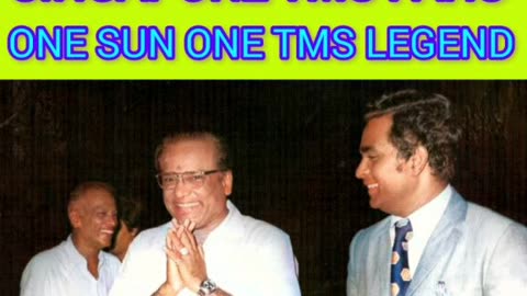 ONE SUN ONE TMS LEGEND M.THIRAVIDA SELVAN SINGAPORE TMS FANS 2025