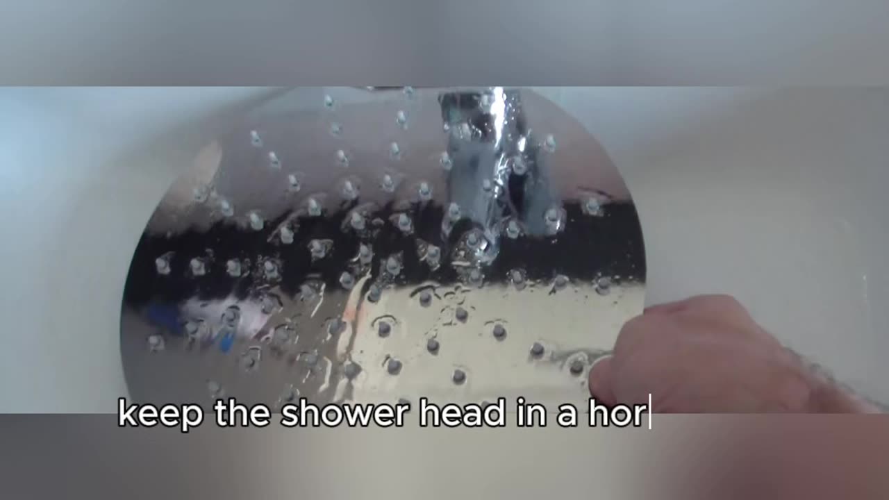 what to do if little water comes out of the shower head