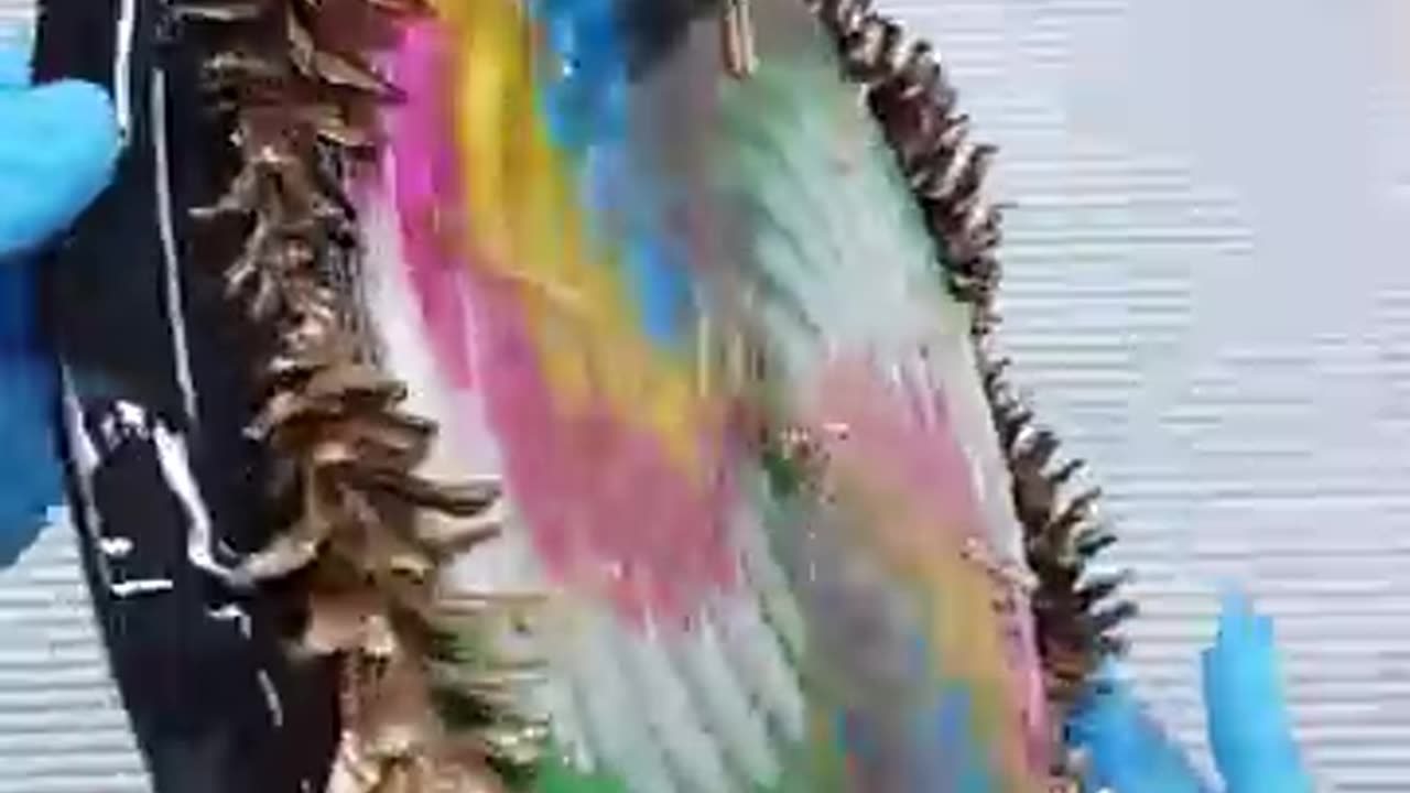 Colorful Swirls and pinecones! - Twisted Epoxy Resin Clock #epoxy #resinartclock