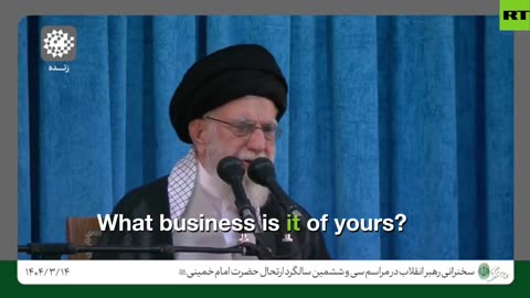 Iran calls out America:"Who are you to interfere whether Iran has enrichment or not? 👀