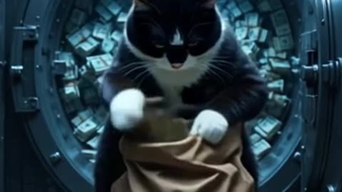 🐾💰 The Great Cat Bank Heist! | Fat Cat's Wild Crime Adventure 🕵️‍♂️🐱🚓
