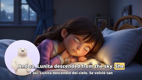 Lunita: The Curious Moon's Dream Journey | Cuento bilingüe para niños