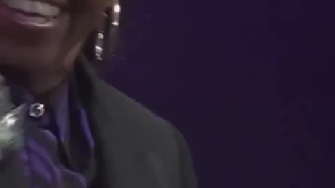 Michelle Obama dances on stage with Bruce Springsteen