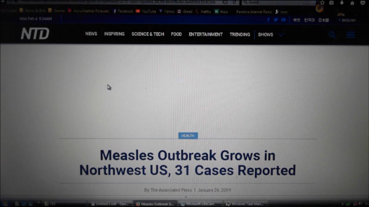 Measles Outbreak 2019